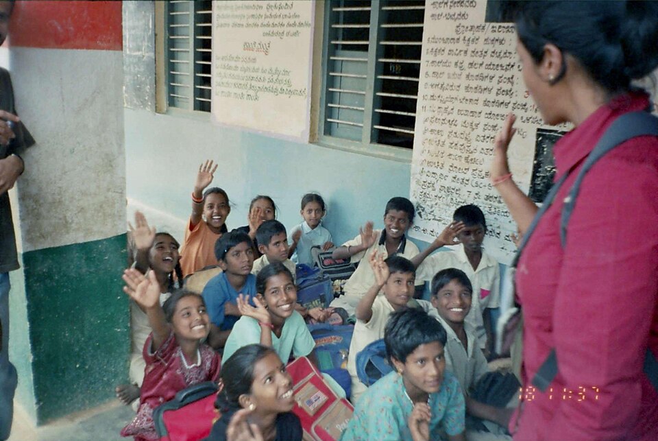 Classroom in India